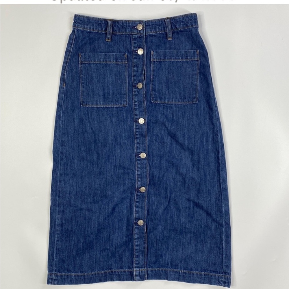 Vintage Gap denim maxi skirt size 6